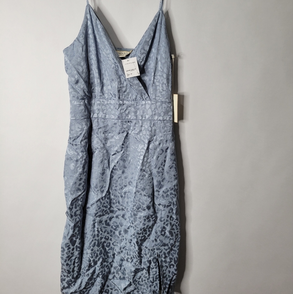Threads & States Jacquard Cheetah Leopard Print Dress Size S NWT